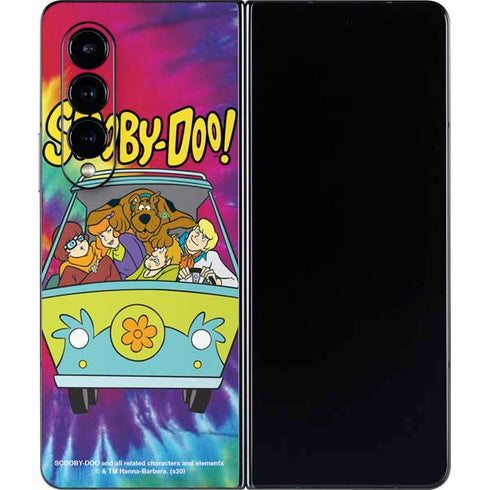 Scooby Doo Scooby-Doo Tie Dye Galaxy Z Fold4 5G Skin